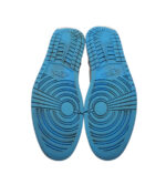 Adidasi barbati Nike Jordan, 46, piele, alb albastru - imagine 5