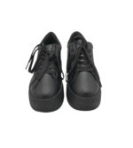 Adidasi dama Giulia, 37, imitație de piele, negru - imagine 3