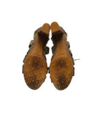 Sandale dama 36, piele, bej - imagine 5