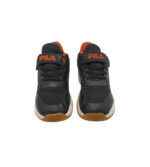 Adidasi copii Fila, 32, imitație de piele, material textil, negru - imagine 3