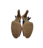 Sandale dama 5th Avenue, 39, material textil, bleumarin - imagine 5