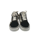Tenisi dama Vans, 40, material textil, piele intoarsa, negru alb - imagine 3