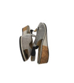 Sandale dama Brunate, 38, piele, gri - imagine 4