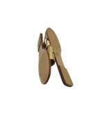 Saboti dama Zara, 38, imitație de piele, auriu - imagine 4