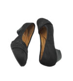 Pantofi dama Updated, 42, material textil, negru - imagine 4