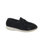 Mocasini barbati  42, material textil, negru