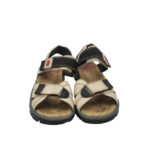 Sandale dama Rieker, 38, imitație de piele, crem - imagine 3