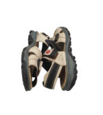 Sandale dama Rieker, 38, imitație de piele, crem - imagine 4