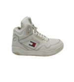 Adidasi barbati  Tommy Hilfiger 45, imitatie de piele , piele, alb