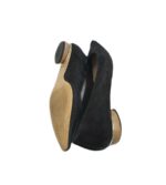 Pantofin dama Zara, 38, piele intoarsa, negru - imagine 4