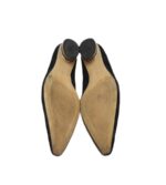 Pantofin dama Zara, 38, piele intoarsa, negru - imagine 5