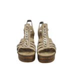 Sandale dama Rieker 40, imitatie de piele , crem - imagine 5