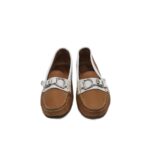 Mocasini dama 37, piele, maro - imagine 3