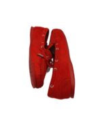 Mocasini dama Brenda, 38, material textil, rosu - imagine 4