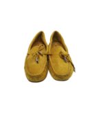 Mocasini dama Confly, 38, material textil, galben - imagine 3