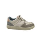 Adidasi dama Tamaris, 40, imitație de piele, piele intoarsa, alb gri