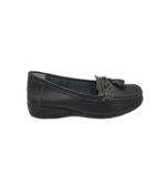 Mocasini dama Heavenly Soles, 41, piele, negru