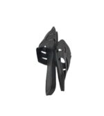 Saboti dama  40, imitație de piele, negru - imagine 4