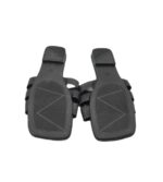 Saboti dama  40, imitație de piele, negru - imagine 5