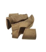 Sandale dama River Island, 37, material textil, bej - imagine 4