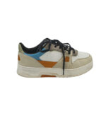 Adidasi barbati Zara 45, imitatie de piele, crem albastru