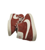 Adidasi barbati Nike, 46, piele intoarsa , rosu - imagine 4