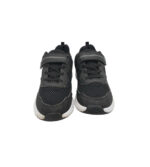 Adidasi copii Vty 35, imitatie de piele, material textil, negru - imagine 3