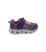 Adidasi copii Skechers, 34, imitație de piele, material textil, albastru roz