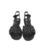 Sandale dama Easy Street, 37, material textil, negru - imagine 3