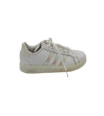 Adidasi dama Adidas 40, imitatie de piele, alb