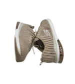 Adidasi dama Skechers, 36, material textil, crem - imagine 4