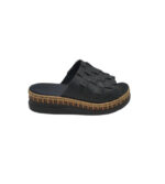 Saboti dama Rieker, 38, imitație de piele, negru