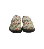 Saboti dama Rieker, 39, imitație de piele, alb - imagine 3