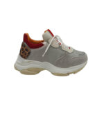 Adidasi dama 39, imitație de piele, material textil, gri