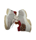 Adidasi dama 39, imitație de piele, material textil, gri - imagine 4