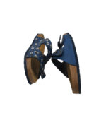 Saboti dama Bionic, 38, imitație de piele, albastru - imagine 4