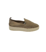 Espadrile dama 39, piele intoarsa, bej
