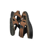 Sandale barbati Gallus, 42, piele, maro - imagine 4