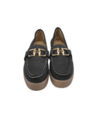 Mocasini dama 39, imitație de piele, negru - imagine 3