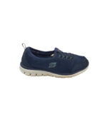 Adidasi dama Skechers, 41, imitație de piele, material textil, bleumarin