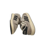 Adidasi copii Adidas, 35, piele intoarsa, gri - imagine 4