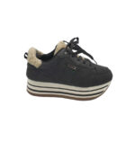 Adidasi dama Claudia Ghizzani, 38, imitație de piele, negru