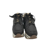 Adidasi dama Claudia Ghizzani, 38, imitație de piele, negru - imagine 3