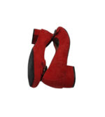 Pantofi dama Hirschkogel, 39, piele intoarsa, rosu - imagine 4