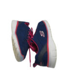 Adidasi dama Skechers, 39, material textil, bleumarin - imagine 4