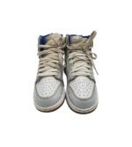 Adidasi dama Nike, 36, imitație de piele, piele, alb gri - imagine 3