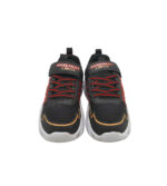 Adidasi copii Skechers, 34, imitație de piele, material textil, negru - imagine 3