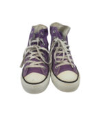 Tenisi dama Converse 39.5, material textil, mov - imagine 3