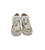 Tenisi dama Fashion 38, material textil, alb gri - imagine 3