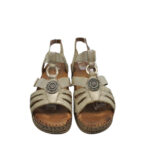 Sandale dama Salamander 37, material textil, gri - imagine 2